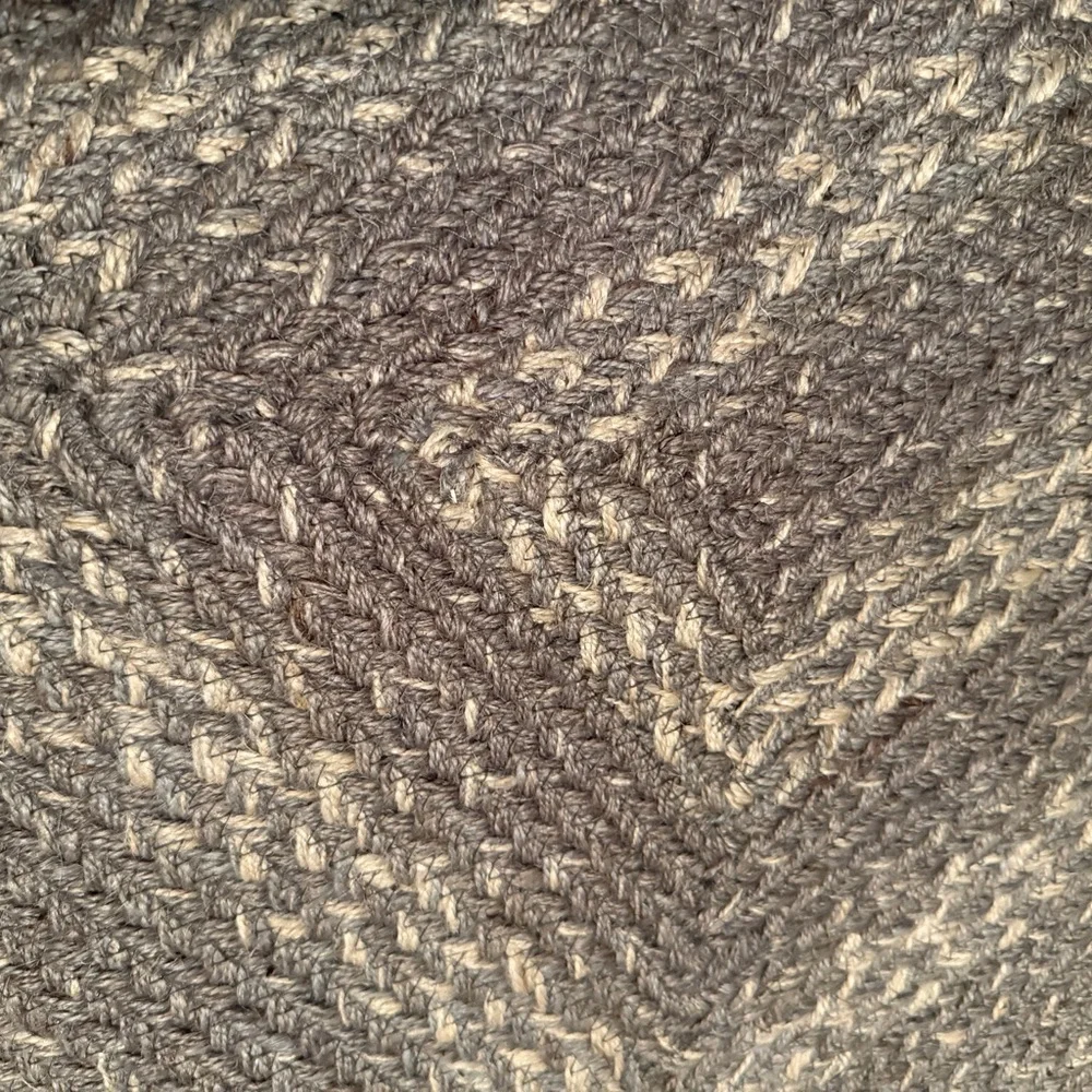 Braided Greenish & tan‎ Area Rug 27”X 48” rectangle